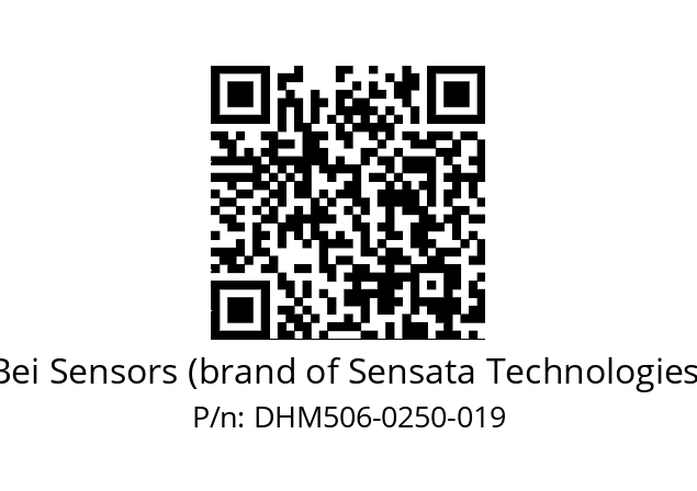  DHM5_06//2G27//00250//G6R// Bei Sensors (brand of Sensata Technologies) DHM506-0250-019