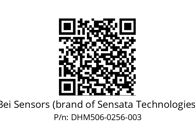  DHM5_06//5GT9//00256//G6R// Bei Sensors (brand of Sensata Technologies) DHM506-0256-003