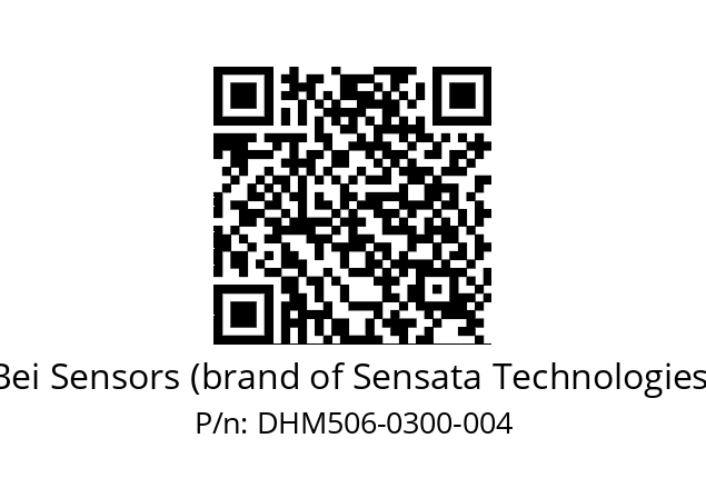  DHM5_06//RG59//00300//G6R//--03-- Bei Sensors (brand of Sensata Technologies) DHM506-0300-004