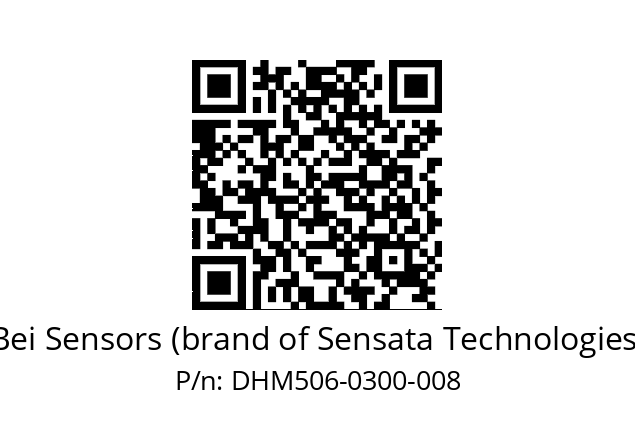  DHM5_06//2G29//00300//G3R020// Bei Sensors (brand of Sensata Technologies) DHM506-0300-008