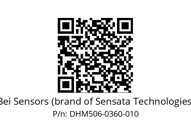  DHM5_06//RP29//00360//G3R020// Bei Sensors (brand of Sensata Technologies) DHM506-0360-010