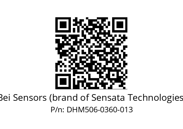  DHM5_06//5GT9//00360//G3R020// Bei Sensors (brand of Sensata Technologies) DHM506-0360-013