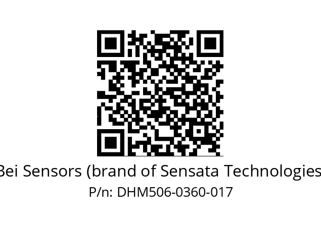  DHM5_06//RP59//00360//G6R// Bei Sensors (brand of Sensata Technologies) DHM506-0360-017