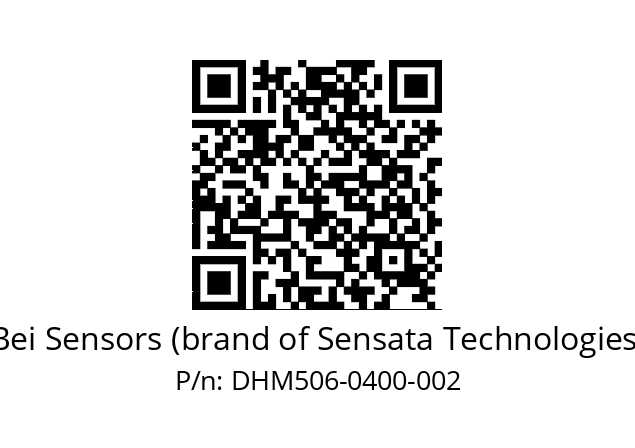  DHM5_06//RG59//00400//G6R// Bei Sensors (brand of Sensata Technologies) DHM506-0400-002