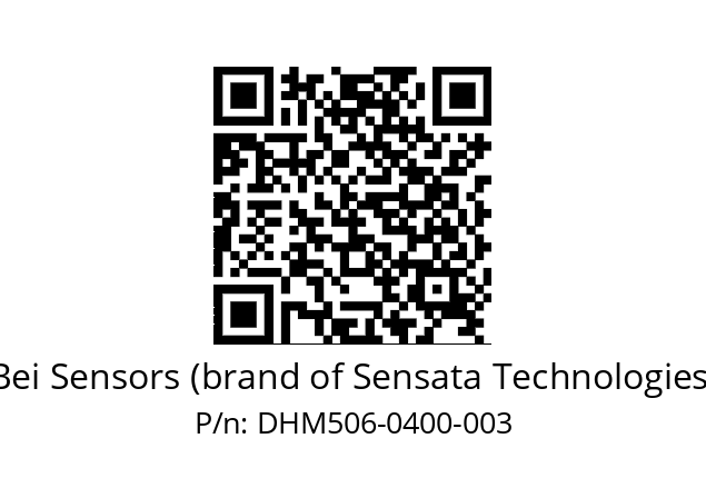  DHM5_06//RG59//00400//G3R020// Bei Sensors (brand of Sensata Technologies) DHM506-0400-003