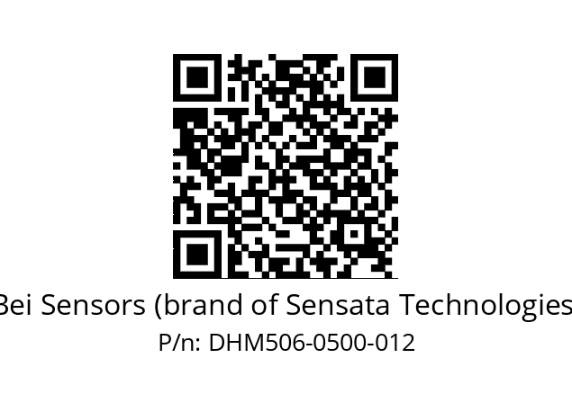  DHM5_06//RP29//00500//G3R020// Bei Sensors (brand of Sensata Technologies) DHM506-0500-012