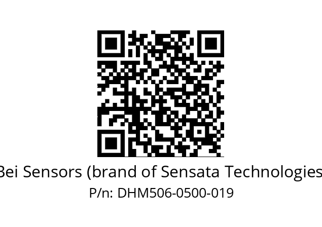  DHM5_06//2WTN//00500//G3R020// Bei Sensors (brand of Sensata Technologies) DHM506-0500-019