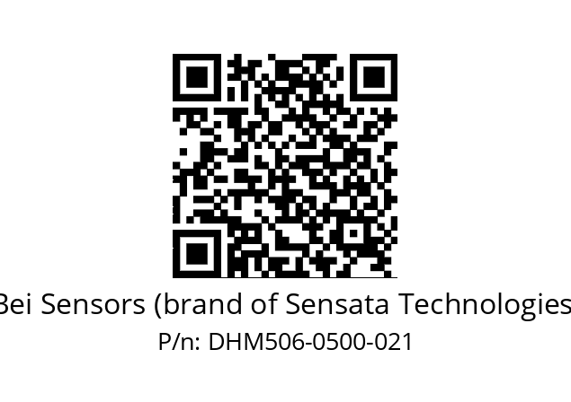  DHM5_06//2G29//00500//G6A// Bei Sensors (brand of Sensata Technologies) DHM506-0500-021