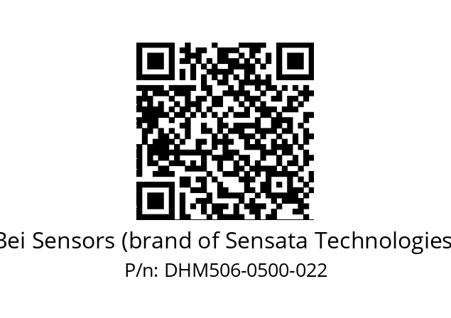  DHM5_06//RG59//00500//G6A// Bei Sensors (brand of Sensata Technologies) DHM506-0500-022