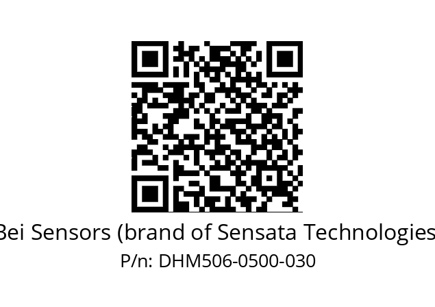  DHM5_06//2G29//00500//G6R//--03-- Bei Sensors (brand of Sensata Technologies) DHM506-0500-030