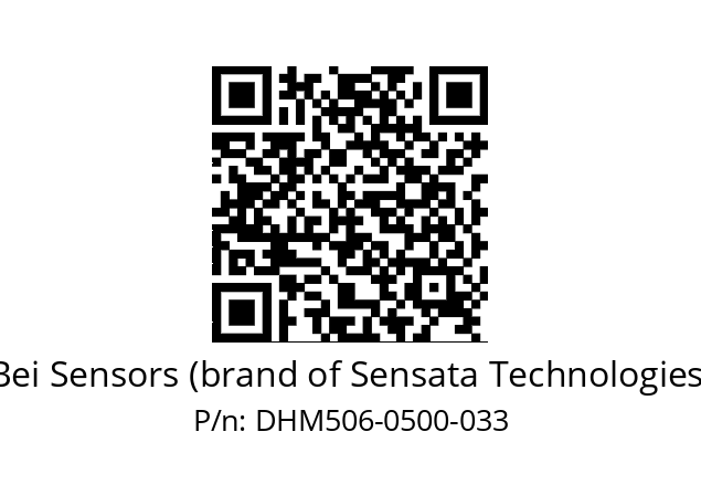  DHM5_06//RG51//00500//G2A// Bei Sensors (brand of Sensata Technologies) DHM506-0500-033