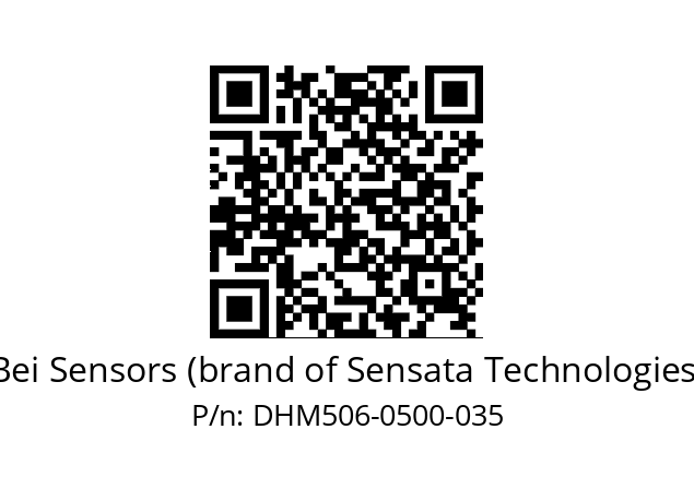  DHM5_06//RG5I//00500//G1R// Bei Sensors (brand of Sensata Technologies) DHM506-0500-035