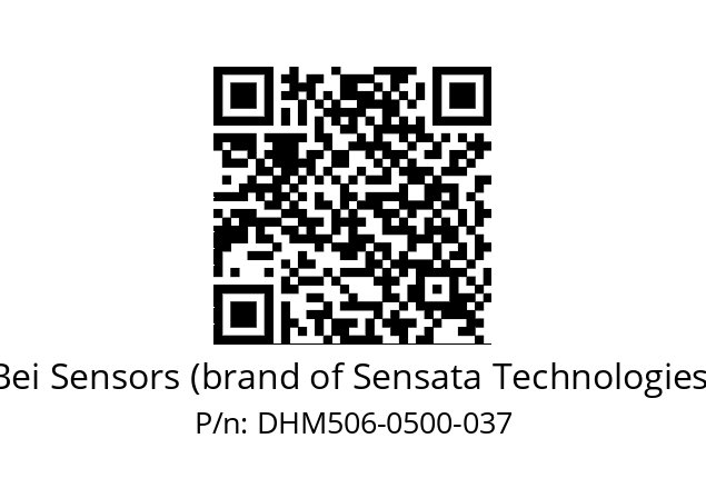  DHM5_06//RG29//00500//G8R// Bei Sensors (brand of Sensata Technologies) DHM506-0500-037