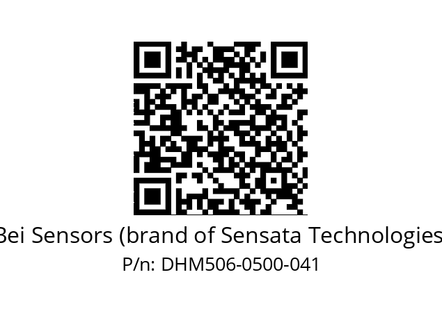  DHM5_06//RP29//00500//G8R// Bei Sensors (brand of Sensata Technologies) DHM506-0500-041