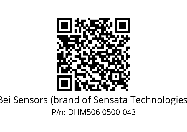  DHM5_06//RG59//00500//G5R//--03-- Bei Sensors (brand of Sensata Technologies) DHM506-0500-043