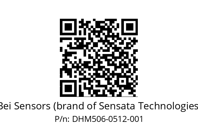  DHM5_06//2G29//00512//G6R//--03-- Bei Sensors (brand of Sensata Technologies) DHM506-0512-001