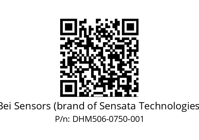  DHM5_06//RG59//00750//G6R//--03-- Bei Sensors (brand of Sensata Technologies) DHM506-0750-001