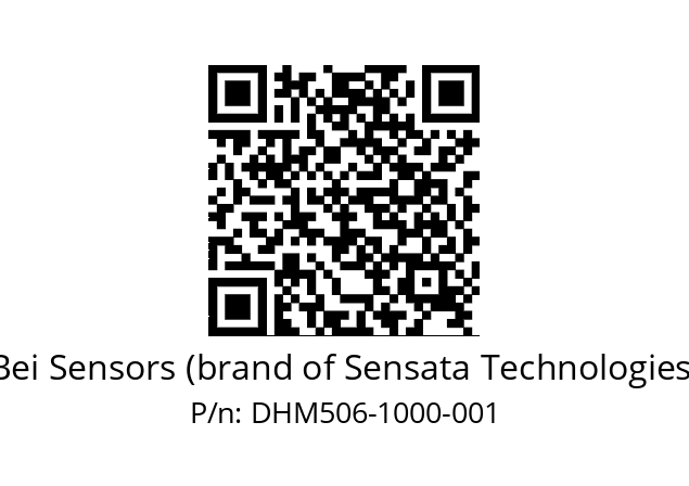  DHM5_06//RG29//01000//G8R// Bei Sensors (brand of Sensata Technologies) DHM506-1000-001