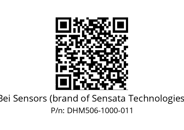  DHM5_06//2G29//01000//G6R// Bei Sensors (brand of Sensata Technologies) DHM506-1000-011