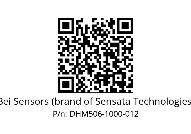  DHM5_06//RG56//01000//G3A020// Bei Sensors (brand of Sensata Technologies) DHM506-1000-012