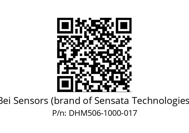  DHM5_06//RG5A//01000//G3A020// Bei Sensors (brand of Sensata Technologies) DHM506-1000-017