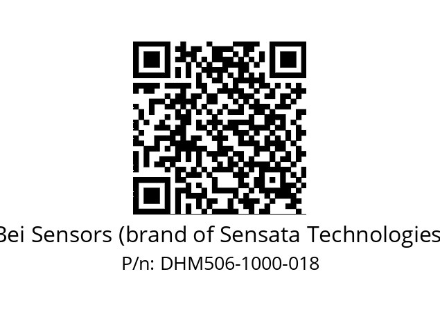  DHM5_06//2G29//01000//G8A//--03-- Bei Sensors (brand of Sensata Technologies) DHM506-1000-018