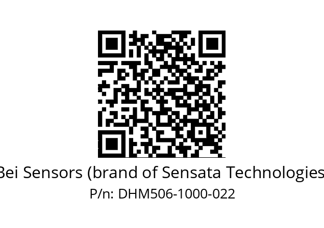  DHM5_06//2G28//01000//G6R//--03-- Bei Sensors (brand of Sensata Technologies) DHM506-1000-022