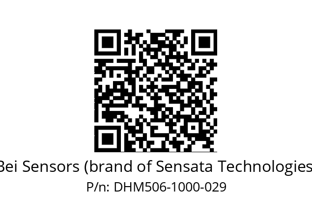  DHM5_06//RG59//01000//G3R100// Bei Sensors (brand of Sensata Technologies) DHM506-1000-029