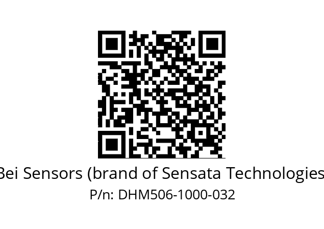  DHM5_06//RG5A//01000//G6A// Bei Sensors (brand of Sensata Technologies) DHM506-1000-032