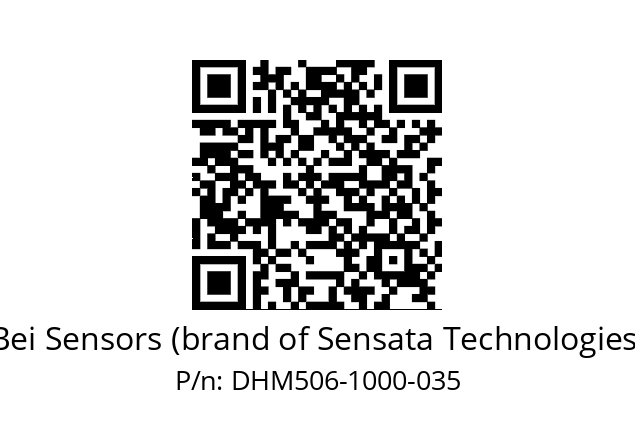  DHM5_06//RG57//01000//G5A//--03-- Bei Sensors (brand of Sensata Technologies) DHM506-1000-035