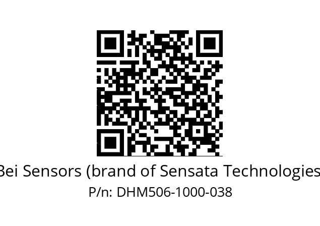  DHM5_06//RG59//01000//G3R020//--03-- Bei Sensors (brand of Sensata Technologies) DHM506-1000-038