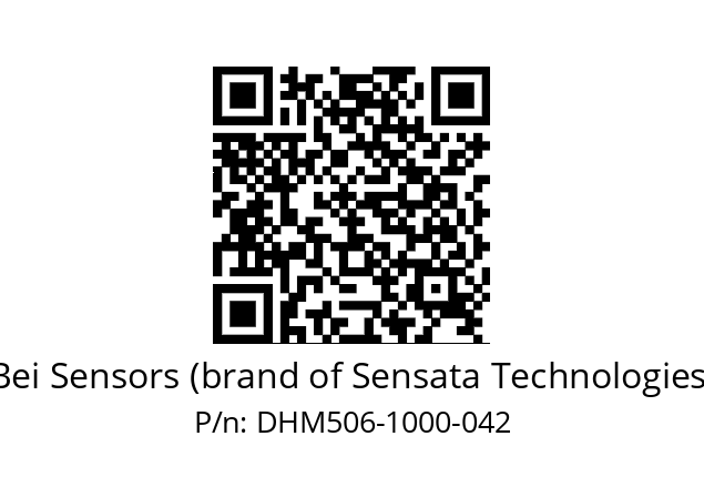  DHM5_06//RG09//01000//GPA020//--03-- Bei Sensors (brand of Sensata Technologies) DHM506-1000-042