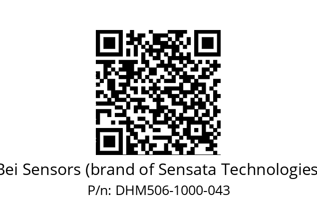  DHM5_06//RG52//01000//G3R020// Bei Sensors (brand of Sensata Technologies) DHM506-1000-043