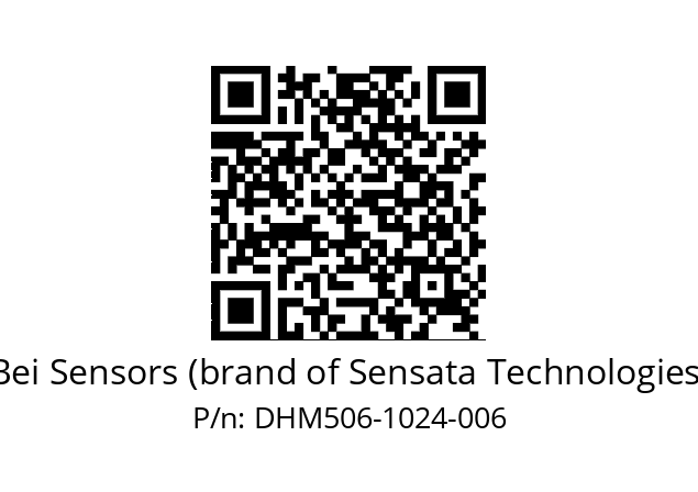  DHM5_06//2G29//01024//G6R// Bei Sensors (brand of Sensata Technologies) DHM506-1024-006