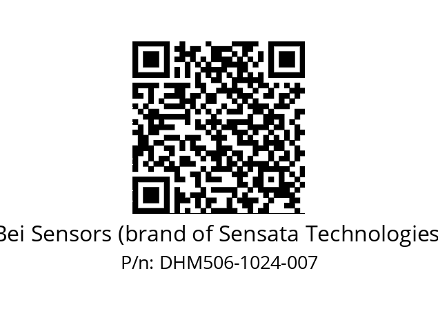  DHM5_06//2G29//01024//G6R//--03-- Bei Sensors (brand of Sensata Technologies) DHM506-1024-007