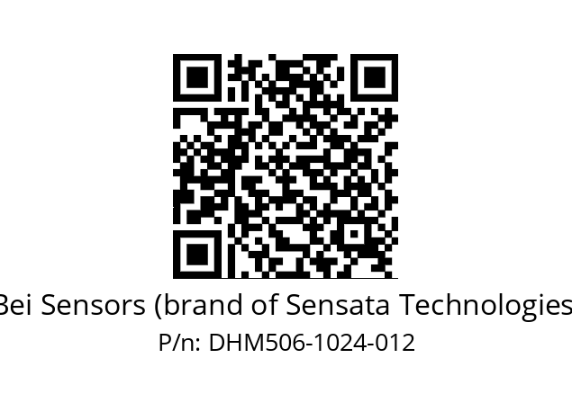  DHM5_06//5GT9//01024//G6R// Bei Sensors (brand of Sensata Technologies) DHM506-1024-012