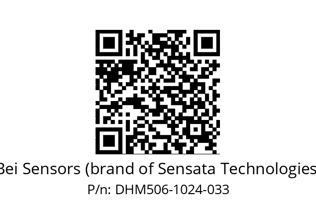  DHM5_06//2G29//01024//G8R//--03-- Bei Sensors (brand of Sensata Technologies) DHM506-1024-033