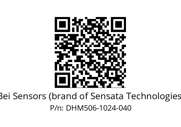  DHM5_06//2G29//01024//G3R020//--05-- Bei Sensors (brand of Sensata Technologies) DHM506-1024-040