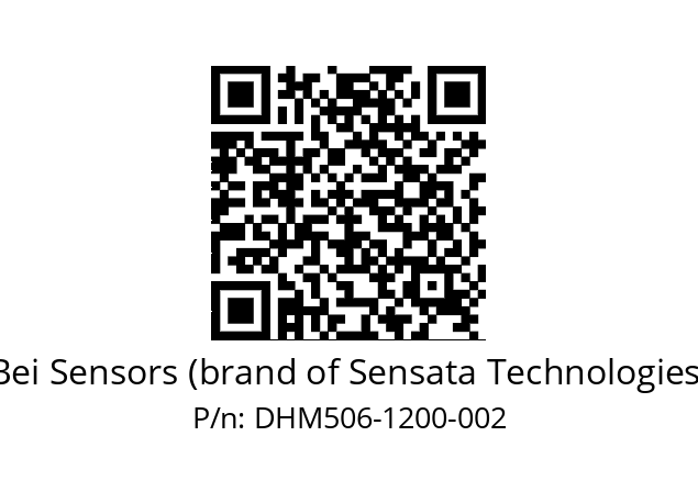  DHM5_06//RG55//01200//G6R//--05-- Bei Sensors (brand of Sensata Technologies) DHM506-1200-002