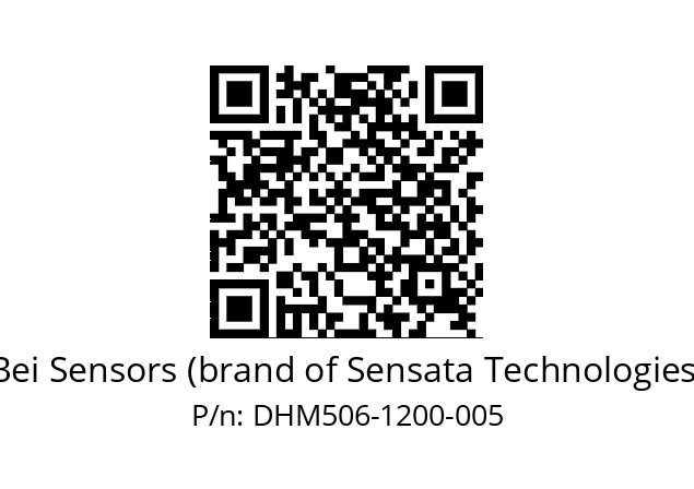  DHM5_06//RG59//01200//G6R// Bei Sensors (brand of Sensata Technologies) DHM506-1200-005