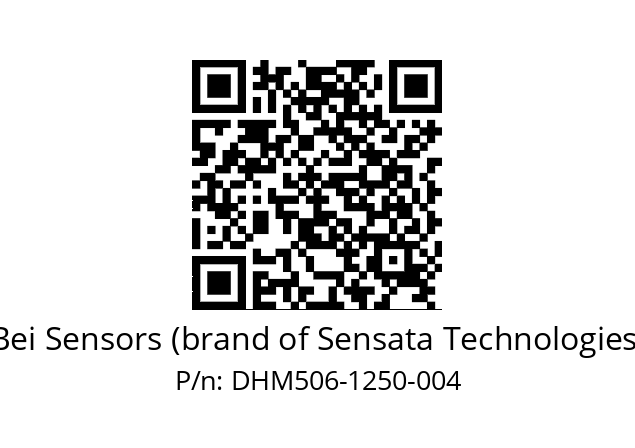  DHM5_06//2G29//01250//G6R// Bei Sensors (brand of Sensata Technologies) DHM506-1250-004