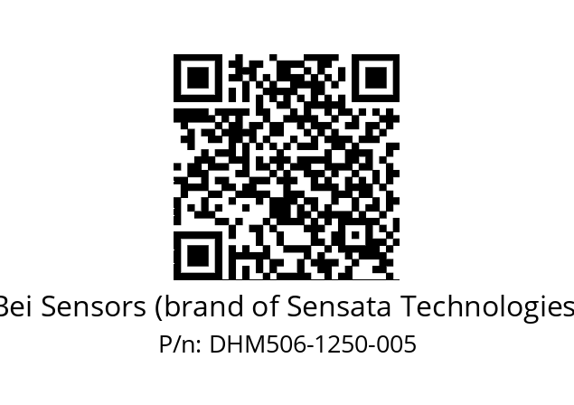  DHM5_06//2G29//01250//G3R030// Bei Sensors (brand of Sensata Technologies) DHM506-1250-005