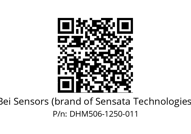  DHM5_06//2G29//01250//G8R//--03-- Bei Sensors (brand of Sensata Technologies) DHM506-1250-011