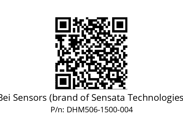  DHM5_06//2G29//01500//G8R//--03-- Bei Sensors (brand of Sensata Technologies) DHM506-1500-004