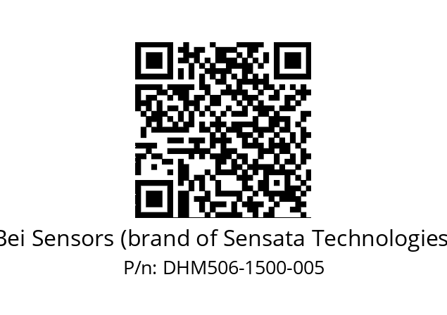  DHM5_06//2G29//01500//G6A//--03-- Bei Sensors (brand of Sensata Technologies) DHM506-1500-005