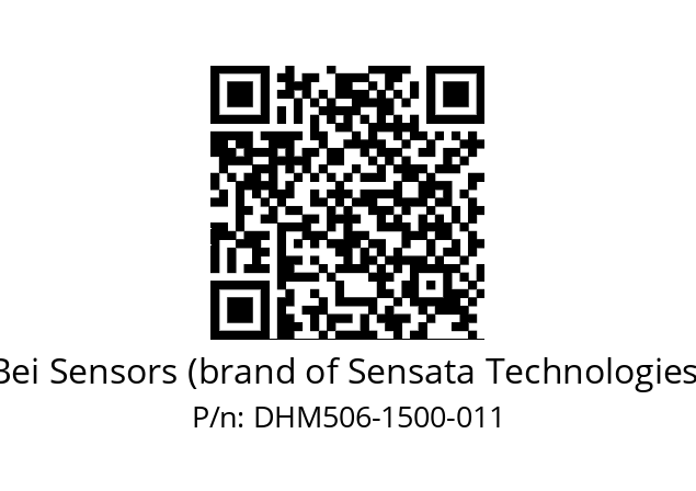  DHM5_06//2G2F//01500//G3R020// Bei Sensors (brand of Sensata Technologies) DHM506-1500-011