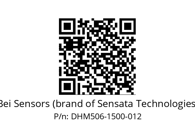  DHM5_06//RG51//01500//G1R//--03-- Bei Sensors (brand of Sensata Technologies) DHM506-1500-012