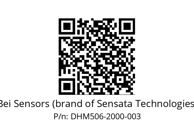  DHM5_06//RG59//02000//G3R020// Bei Sensors (brand of Sensata Technologies) DHM506-2000-003