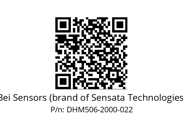  DHM5_06//RG57//02000//G6A//--03-- Bei Sensors (brand of Sensata Technologies) DHM506-2000-022