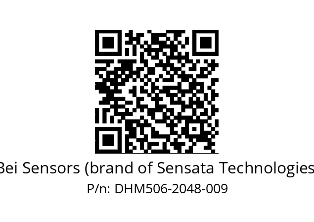  DHM5_06//RG57//02048//G3R020//--03-- Bei Sensors (brand of Sensata Technologies) DHM506-2048-009